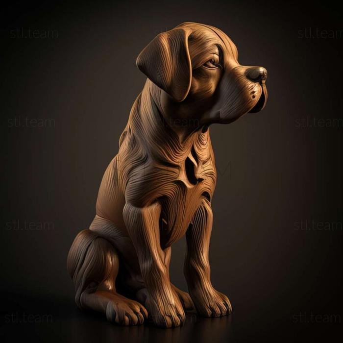 3D model Dog (STL)